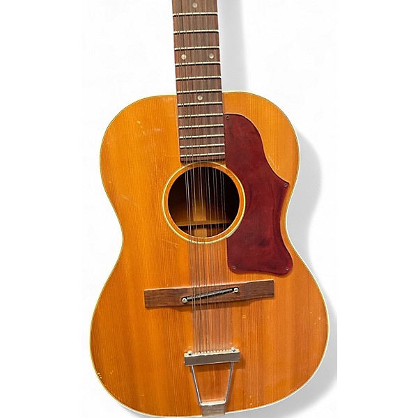 Vintage 1966 Gibson B25-12N Natural 12 String Acoustic Guitar