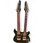 Used Carlo Robelli Double Twin Neck 6 & 7 String Gray Solid Body Electric Guitar thumbnail