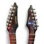 Used Carlo Robelli Double Twin Neck 6 & 7 String Gray Solid Body Electric Guitar