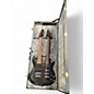 Used Carlo Robelli Double Twin Neck 6 & 7 String Gray Solid Body Electric Guitar