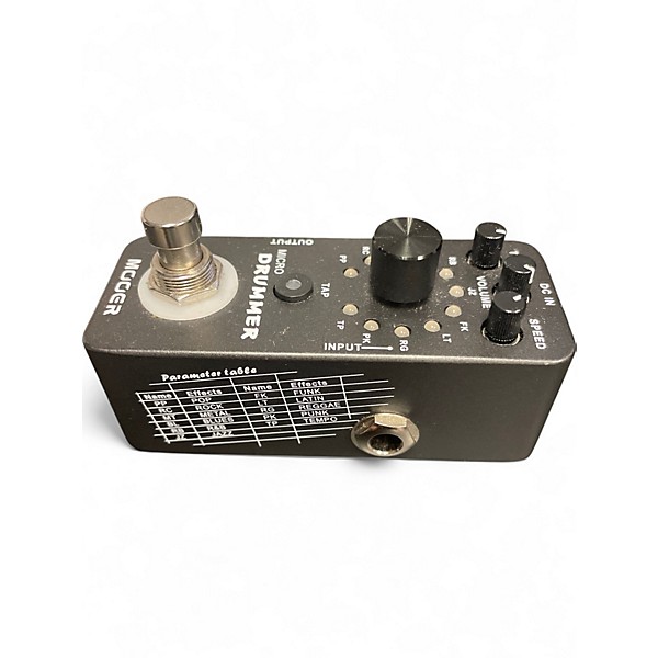 Used Mooer MICRO DRUM MACHINE PEDAL Drum Machine