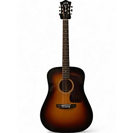 Used Guild Traditional D-40 Antique Burst Acoustic Electric Guitar