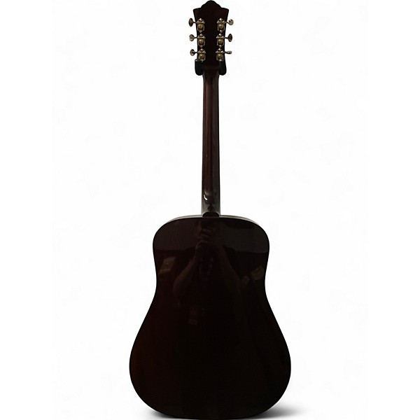 Used Guild Traditional D-40 Antique Burst Acoustic Electric Guitar
