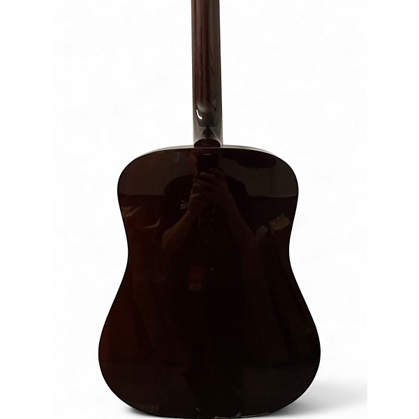 Used Guild Traditional D-40 Antique Burst Acoustic Electric Guitar