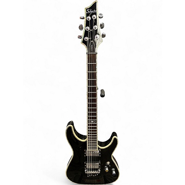 Used Schecter Guitar Research Hellraiser C1 Black Solid Body Electric Guitar