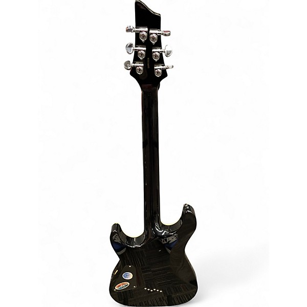 Used Schecter Guitar Research Hellraiser C1 Black Solid Body Electric Guitar