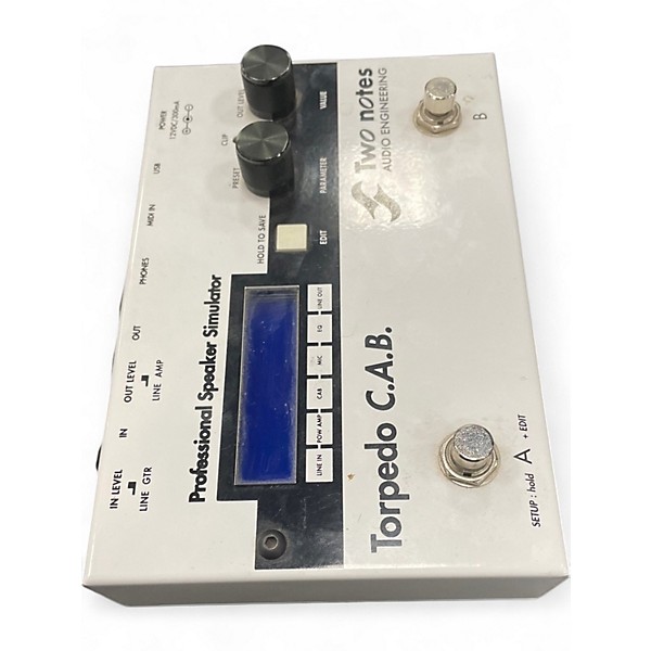 Used Two Notes AUDIO ENGINEERING TORPEDO C.A.B Pedal