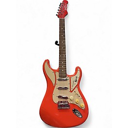 Used Burns London Cobra Fiesta Red Solid Body Electric Guitar