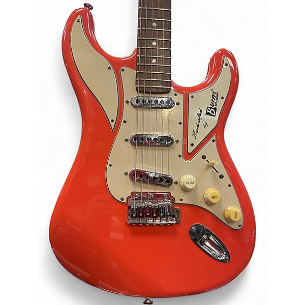 Used Burns London Cobra Fiesta Red Solid Body Electric Guitar