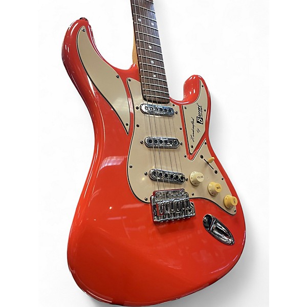 Used Burns London Cobra Fiesta Red Solid Body Electric Guitar