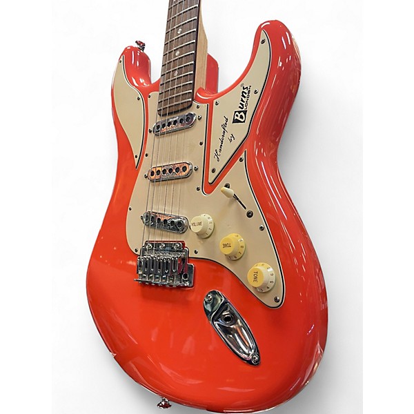 Used Burns London Cobra Fiesta Red Solid Body Electric Guitar