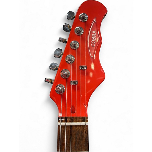 Used Burns London Cobra Fiesta Red Solid Body Electric Guitar