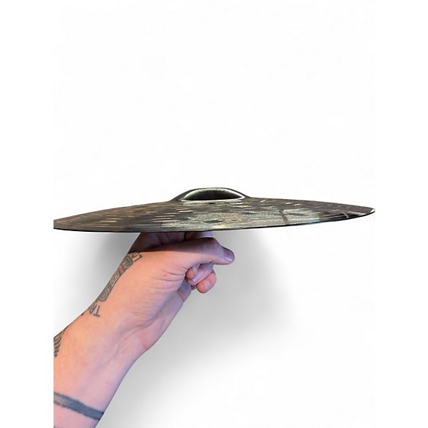 Used MEINL 14in classic custom dark hihat bottom Cymbal
