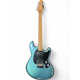 Used Ernie Ball Music Man STING RAY Blue Solid Body Electric Guitar