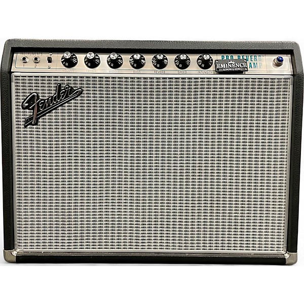 Used Fender Pro Reverb 1968 1x12 Tube Guitar Combo Amp
