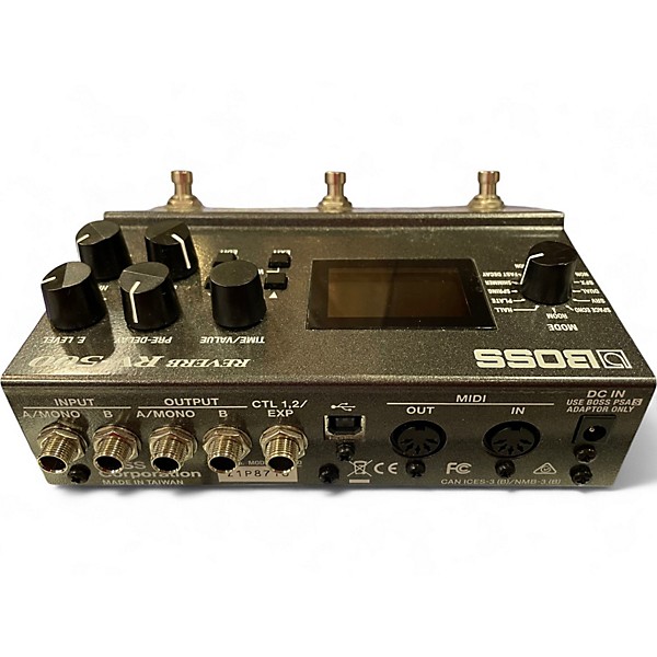 Used BOSS RV500 Reverb Effect Pedal
