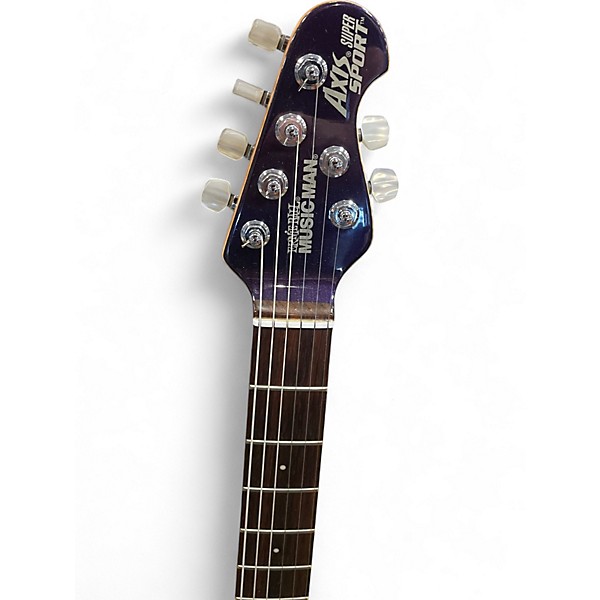 Used Ernie Ball Music Man Axis Super Sport HHa Purple Solid Body Electric Guitar