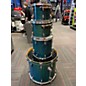Used Gretsch Drums 4 Piece Renown TURQOISE Drum Kit