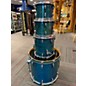 Used Gretsch Drums 4 Piece Renown TURQOISE Drum Kit