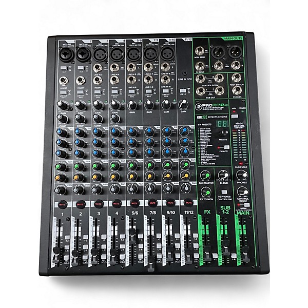 Used Mackie PROFX12 Unpowered Mixer