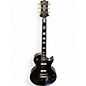 Used 2021 Gibson Custom Shop 1957 Les Paul Custom VOS Reissue Ebony Solid Body Electric Guitar thumbnail