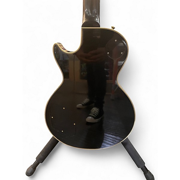 Used 2021 Gibson Custom Shop 1957 Les Paul Custom VOS Reissue Ebony Solid Body Electric Guitar