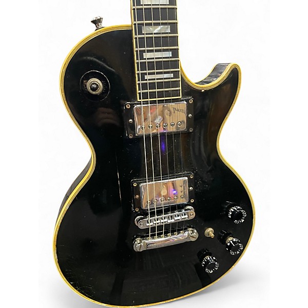 Vintage 1989 Gibson Les Paul Custom Ebony Solid Body Electric Guitar