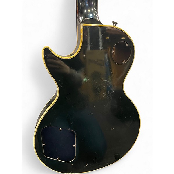 Vintage 1989 Gibson Les Paul Custom Ebony Solid Body Electric Guitar