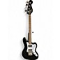 Used 2024 Squier Rascal Bass - Paranormal Series Metallic Black Electric Bass Guitar thumbnail