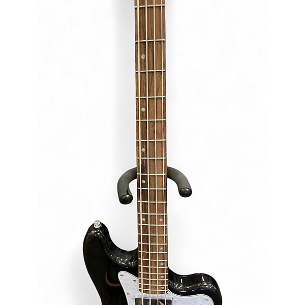 Used 2024 Squier Rascal Bass - Paranormal Series Metallic Black Electric Bass Guitar