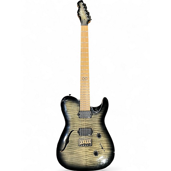 Used Chapman ML3 Pro Modern  Charcoal Hollow Body Electric Guitar