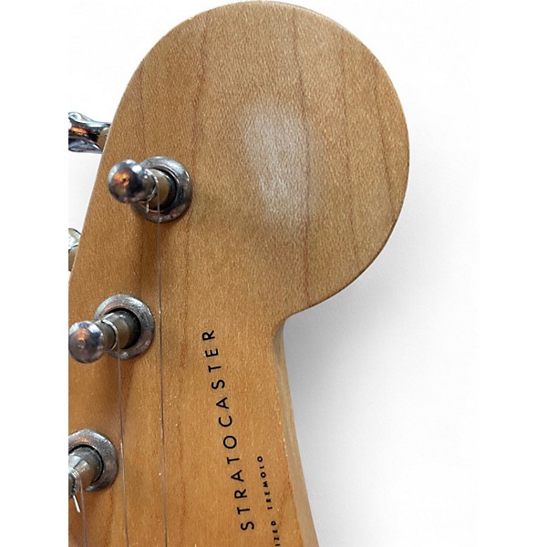 Used Fender MIJ Fotoflame Stratocaster Fotoflame Red Solid Body Electric Guitar