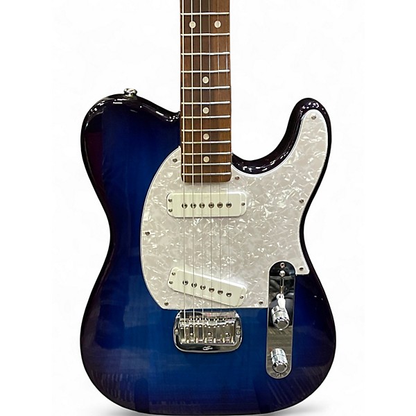Used G&L Fullerton Deluxe ASAT Special Blue Burst Solid Body Electric Guitar