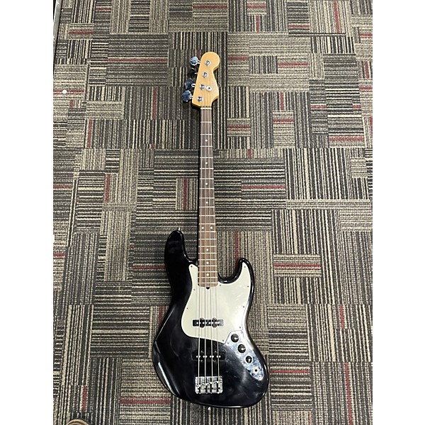 Used Fender American Standard Jazz Bass Black Electric Bass Guitar