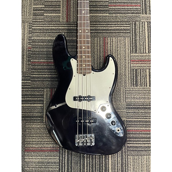 Used Fender American Standard Jazz Bass Black Electric Bass Guitar