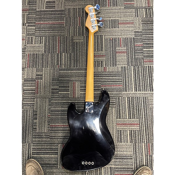 Used Fender American Standard Jazz Bass Black Electric Bass Guitar