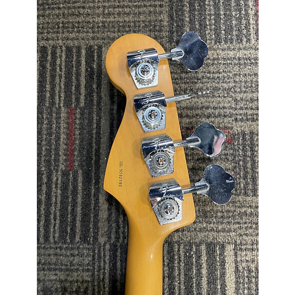 Used Fender American Standard Jazz Bass Black Electric Bass Guitar