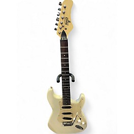Used Hondo II S Style Olympic White Solid Body Electric Guitar