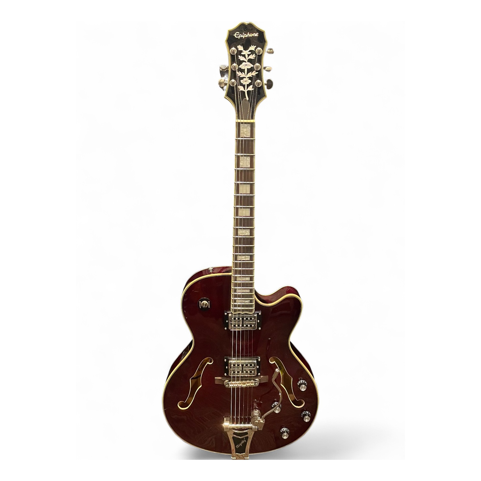 ギター Epiphone Emperor Swingster wine red Epiphone Emperor Swingster Hollowbody Electric Guitar Wine