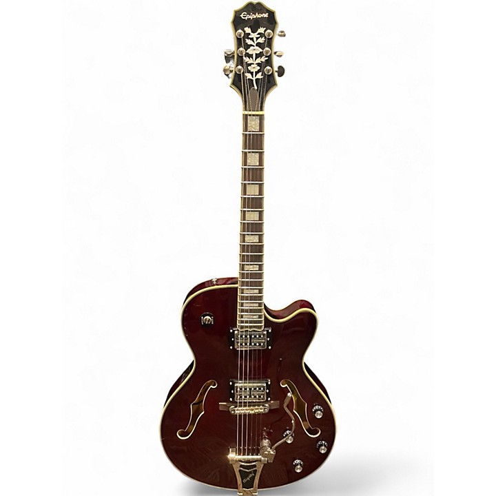 Used Epiphone Emperor Swingster Wine Red Hollow Body