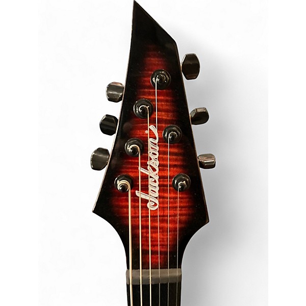 Used Jackson Pro Series Misha Mansoor Signature Juggernaut HT6 RED BURST Solid Body Electric Guitar