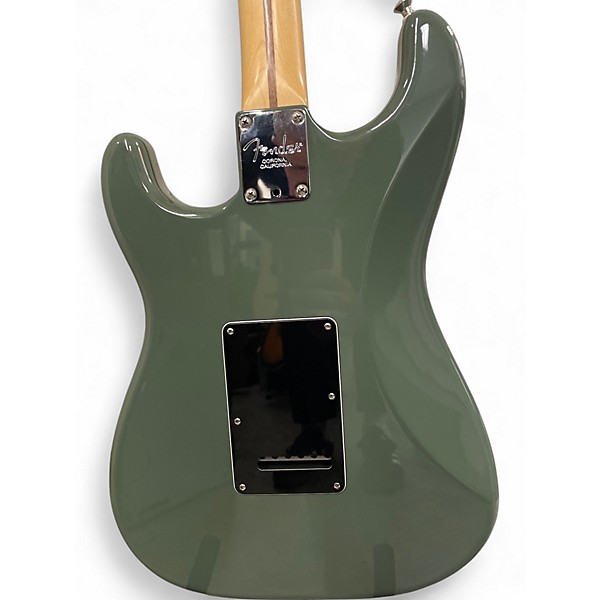 Used Fender American Professional Stratocaster SSS Royal Olive Solid Body Electric Guitar