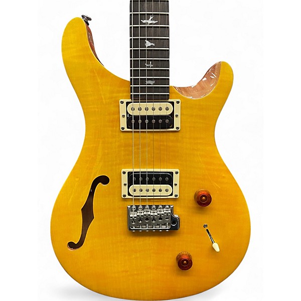 Used PRS SE Custom 22 Semi-Hollowbody Natural Hollow Body Electric Guitar