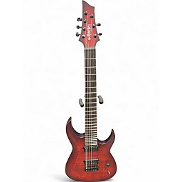 Used Schecter Guitar Research Sunset 7-String Extreme Scarlet Burst Solid Body Electric Guitar