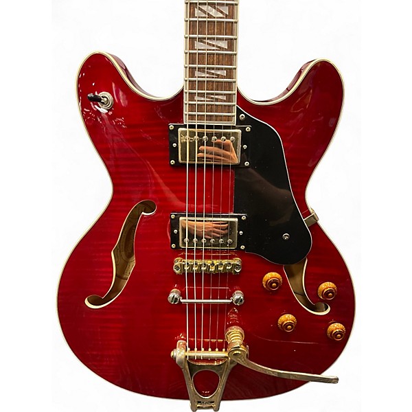 washburn HB-35 セミアコ レッド Washburn HB35 Cherry 1989 – Chicago Music Exchange