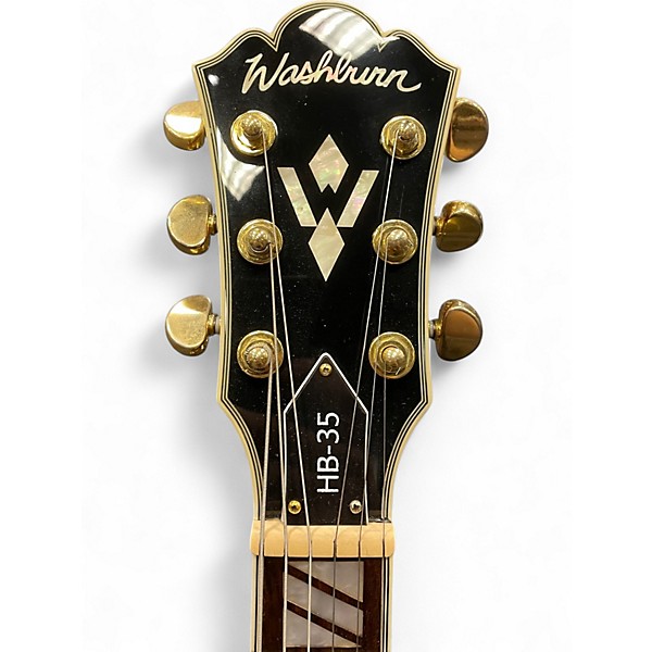 washburn HB-35 セミアコ レッド Washburn Hollowbody HB35 Semi-Hollow - Wine Red | Sweetwater