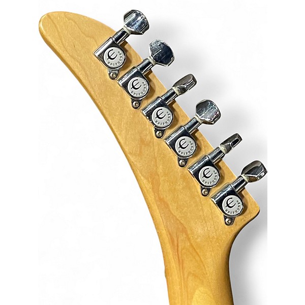 Used 2000s Epiphone BEAST FX Red Solid Body Electric Guitar