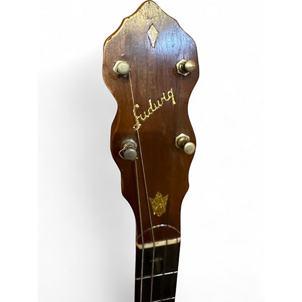 Vintage 1920s Ludwig Kingston Tenor Natural Banjo