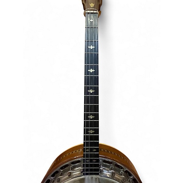 Vintage 1920s Ludwig Kingston Tenor Natural Banjo