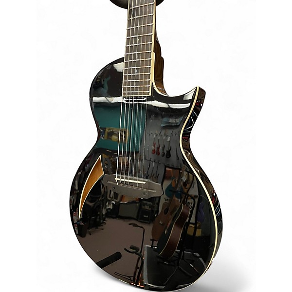 Used ESP LTD TL7 Black Acoustic Electric Guitar